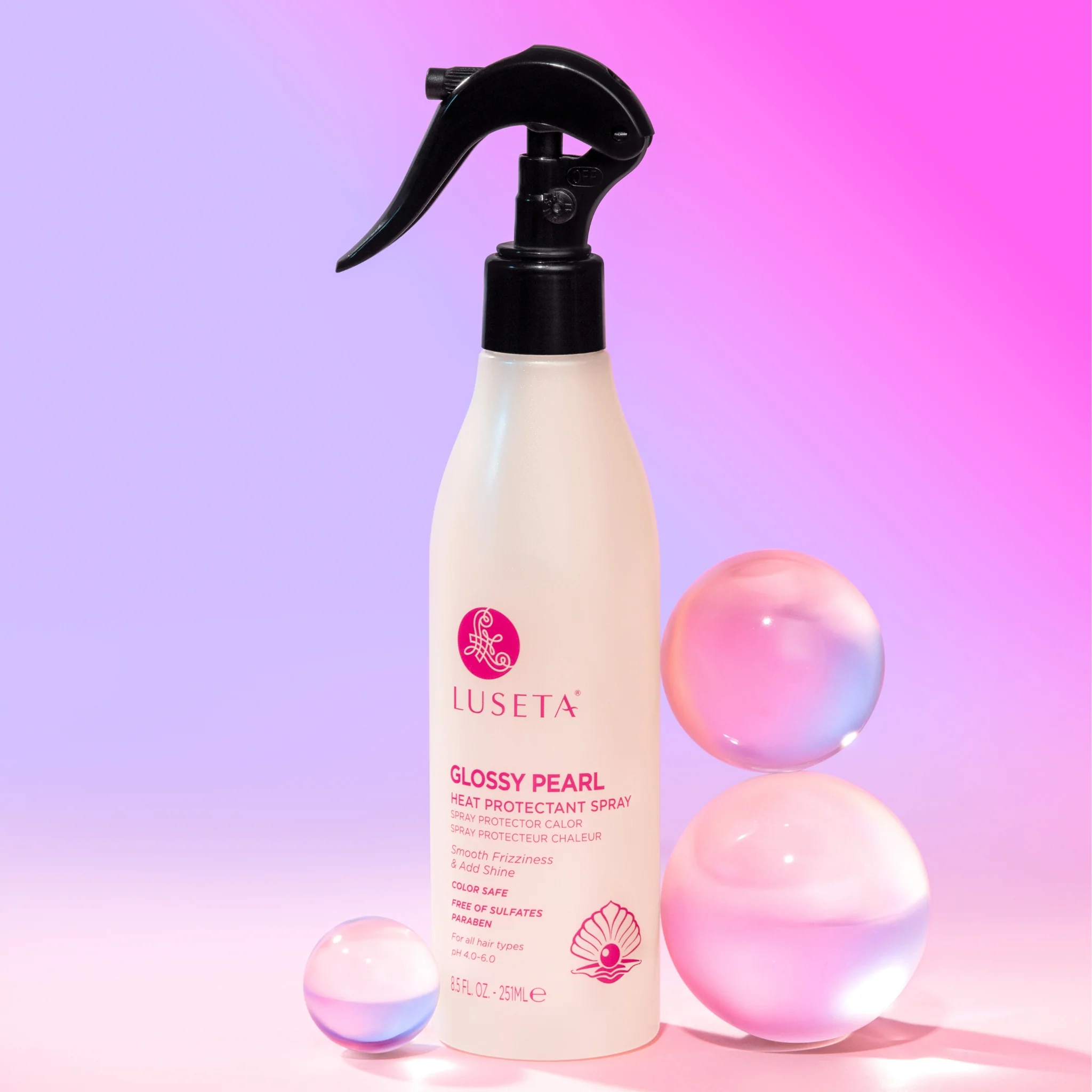 Glossy Pearl Heat Protectant Spray - Image 4