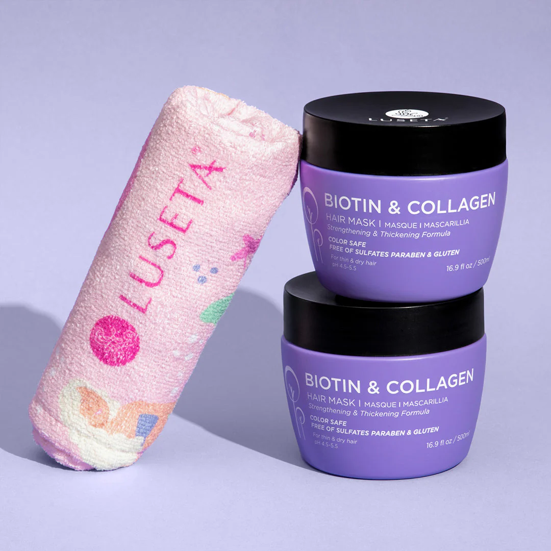 Hair Towel Wrap + Hair Mask Bundle - Image 3