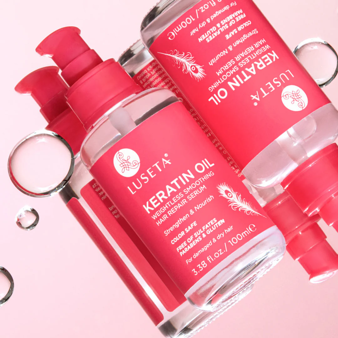 Keratin Oil Hair Repair Serum - Image 3