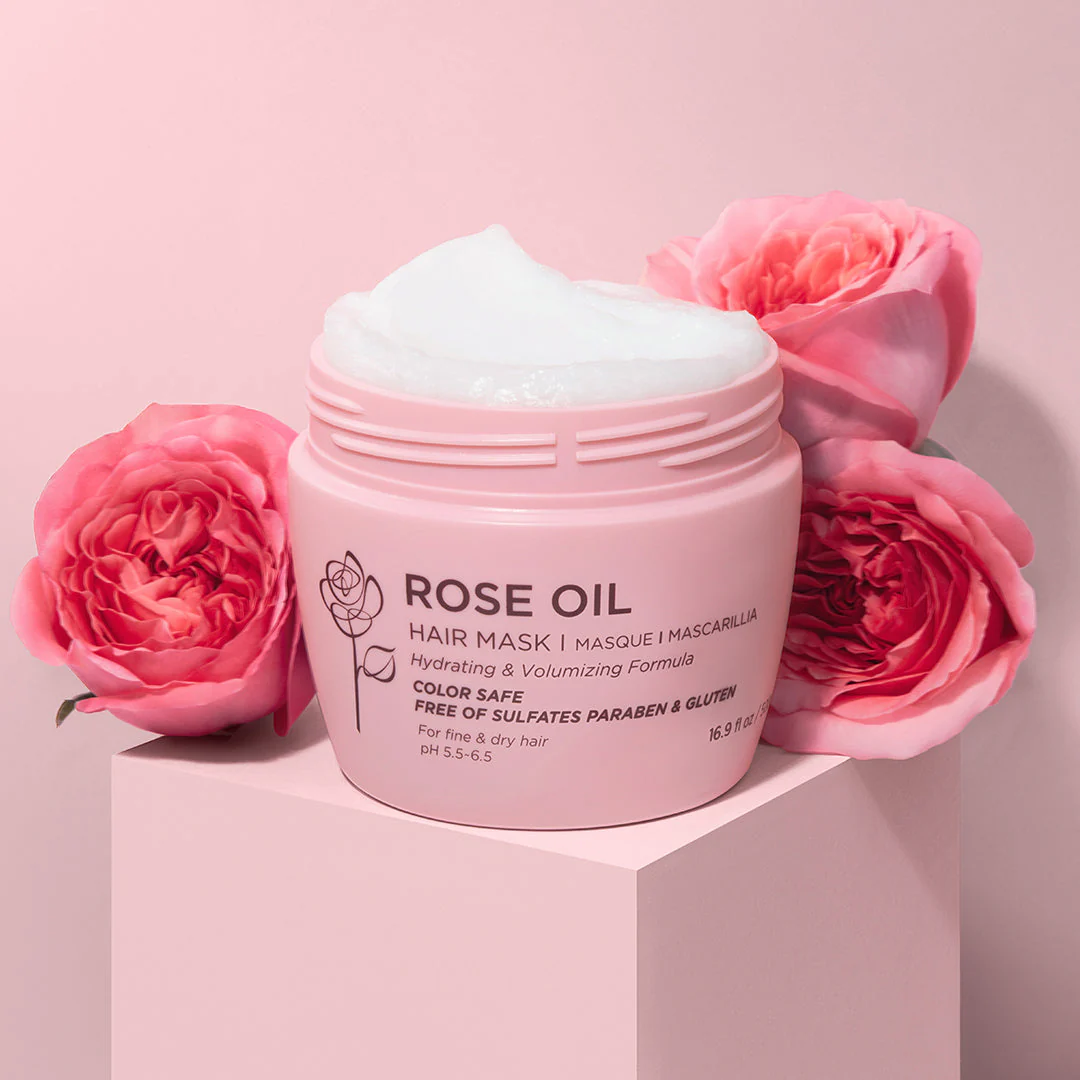 Rose Oil Hair Mask