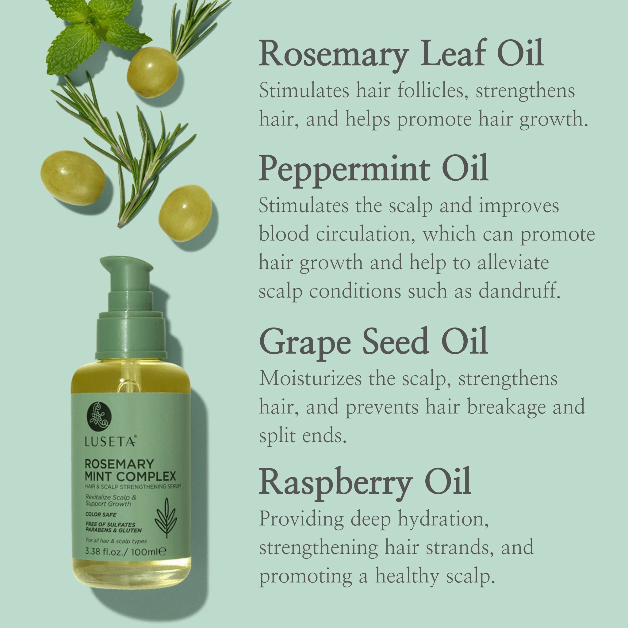Rosemary Mint Complex Hair & Scalp Serum - Image 4