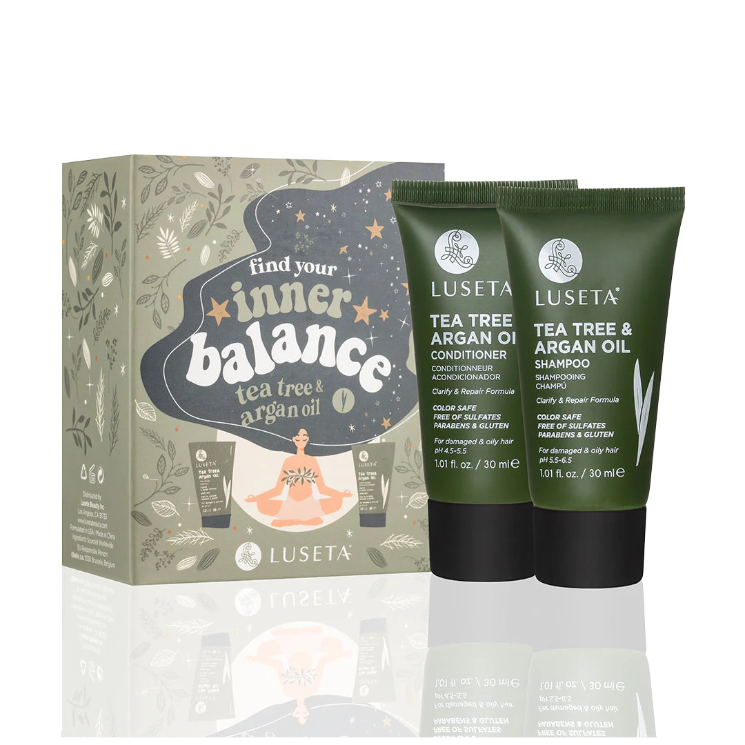 Tea Tree & Argan Oil Travel Set Duo - Image 3